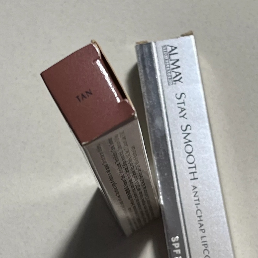 2x ALMAY Stay Smooth Anti-Chap Lipcolor with SPF 25 - Lip Protectant #TAN